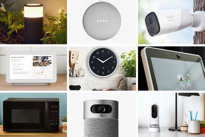 Smart gadgets lighting control bproperty voice apps controlled commands wide range even features through light have can or be Smart home gadgets